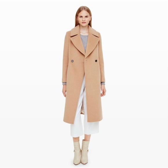 Club Monaco Daylina Wool Coat - Camel - Picture 2 of 8